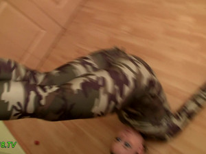 Марина с гибким телом дает кузену в самых необычных позах